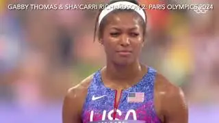 [러닝 모티베이션] Gabby Thomas와 Sha'Carri Richardson 2: PARIS 2024 편 #gabbythomas #shacarririchardson