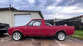 1981 VW Rabbit Pickup Truck Caddy MK1 Parts Car Tour
