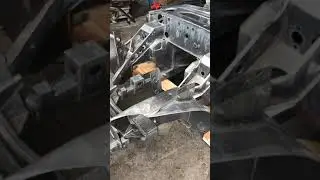 67 Austin Healey 3000 after acid dipping