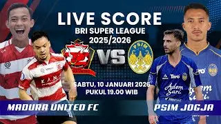 🔴MADURA UNITED FC VS PSIM JOGJA MATCH BRI SUPER LEAGUE 2025/2026 | LIVE SCORE