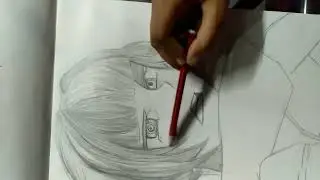 Anime girl || pencil sketch