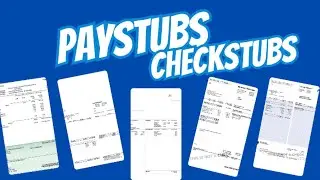 How to Edit / Create Paystub ? Paystub  Templates