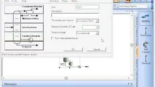 PRO/II Unit Operations &ndash; Shortcut Distillation Column Part 1