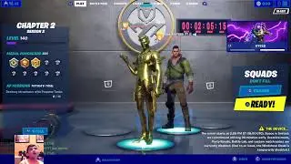 Hiting level 140 Gold Midas [Fortnite Battle Royale]