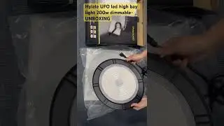 Hylele UFO led high bay light 200w dimmable-UNBOXING #ledhighbaylight #amazonprime #amazon