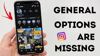 How To Fix If Primary & General Options Are Missing On Instagram - Full Guide