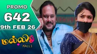 malli today promo 642 review / 9.2.2026 / malli serial 642 review