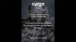 Word of the day | English meaning of surge.