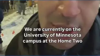 Anti-ICE protest at hotel on UMN campus