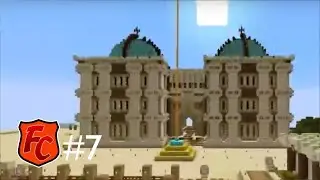 Let's Play Minecraft: Slow-fall Fly-by and the Domes go up! FrilCraft Ep 7