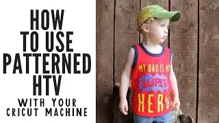 How to Use Printed or Patterned HTV on Shirts