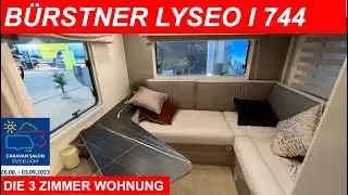 Die rollende Dreizimmerwohnung: Bürstner Lyseo I 744