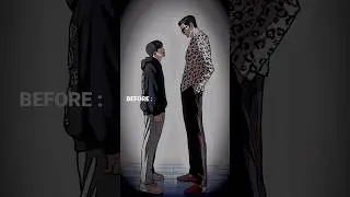 Daniel height ✨ before and after gun's training 🔥 #lookism #shorts