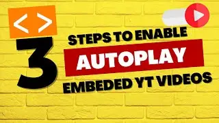 How to Autoplay Youtube Video Embed in 2023 | How to Embed Youtube video on Website