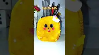 Cute bread pen holder 🍞✨#shorts #youtubeshorts #handmade #diycraft #deskdecor#pinterestviral#cuteart