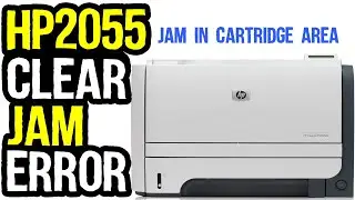How To Clear Jam in Cartridge Area HP LaserJet Printer | P2055dn, 2035, Pro400
