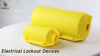Hubbell Plug Electrical Lockout Devices 4 Padlocks PP Material Yellow