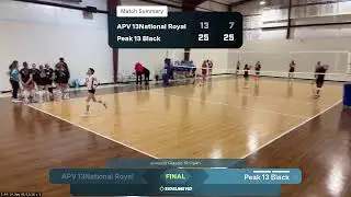Peak 13 Black vs. APV 13National Royal (2026.01.11)