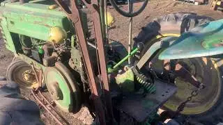 Grinding feed with the 4960 & JD H