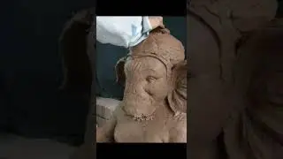 ganpati making 2022 ll how to make ganesh idol #shorts