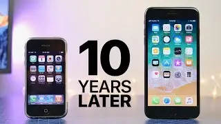 Первый iPhone 10 лет спустя (iOS 1.0 против 11.0)