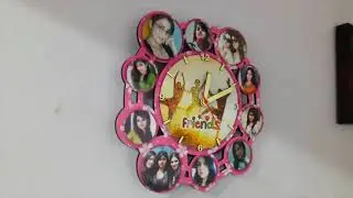 Wood Clock Collage with Night Glow Number | Reneshan.com | PG3B