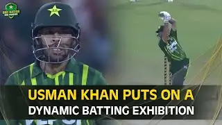Usman Khan Puts on a Dynamic Batting Exhibition | Every Ball of His Cameo vs NZ, 2024 | PCB | M3L1F