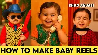 How to make viral baby tmkoc video | Instagram baby podcast reel | PrAi