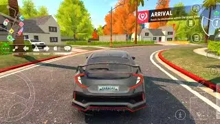 HONDA CIVIC TYPE-R HATCHBACK - CAR PARKING DRIVING SCHOOL - GAMEPLAY 