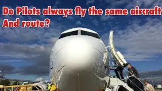 Do pilots always fly the same route and aircraft?