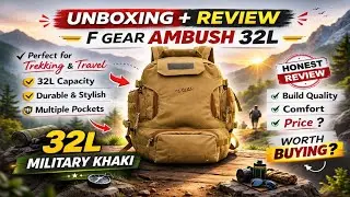 Средний походный рюкзак F Gear Military Ambush 32L | Распаковка и обзор..... | Премиальная сумка...