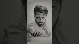 KANGUVA graphite pencil drawing #surya #suriya #kanguva #rolex