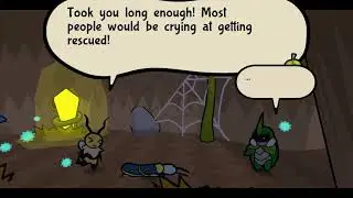 Bug Fables - Rare Dialogue - Leif Explains Save Crystals