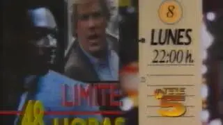 Promo L&iacute;mite 48 horas (08/10/1990) Pel&iacute;cula con Nick Nolte