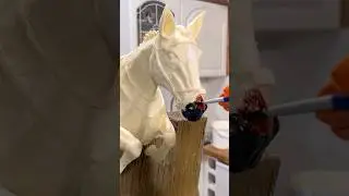Horse jumping birthday cake
