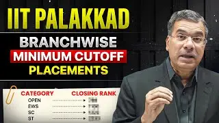 IIT Palakkad Admission 2026 🔥 Cutoff, Placements, Median Salary & Top Recruiters