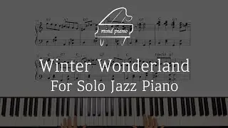 [Jazz Piano Sheet]Winter Wonderland[Swing Jazz Carol]스윙재즈캐롤 피아노악보(악보집 수록곡)