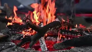 Crackling Fire Ambience | Cozy Fireplace Sounds