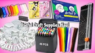 Meesho Useful Craft Supplies Haul 🛍️ |Must Buy For Crafters & Students!