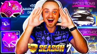 *OMG THIS LOOKS UNREAL* OPENING 50 BLACK MARKET ONLY DROPS IN ROCKET LEAGUE!