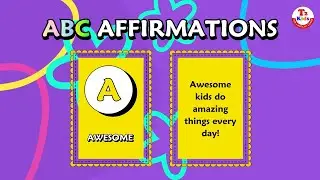 ABC Affirmations for Kids | Positive Thinking A&ndash;Z | Positive Words | Learn with Fun!