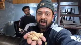 Mungfali khane ka kiya challenge😱