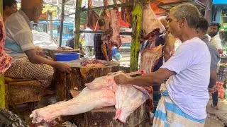 Fastest Cow leg cutting Skills #61 ।। Cutting Bro #cuttingbro #beef #meat #viral