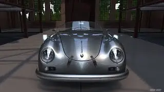 Porsche 356 A/1500 GS GT Carrera Speedster 1956 Gran Turismo 7 VR Showroom PSVR2 No Commentary