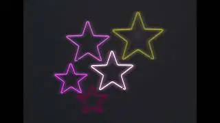 The Prop Shop: Flashing Neon Star Decoration