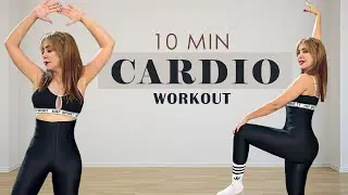 10 MINUTES NO EQUIPMENT FULL BODY CARDIO WORKOUT AT HOME| BURN FAT FAST!