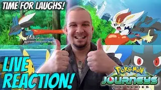 THE MISADVENTURES OF CINDERACE & LUCARIO IN UNOVA!! Pok&eacute;mon Journeys Episode 48 LIVE Reaction!