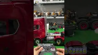 Functional display of the LESU 1/14 RC Tractor Truck 6*6 770S. #rc #rcconstruction #rcmodel