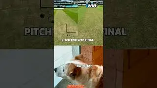 PITCH For WTC FINAL 💀💀 #shorts #cricket #wtcfinal