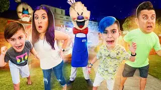 LAST TO LEAVE ROD'S FACTORY! Ice Scream Escape Game In Real Life
